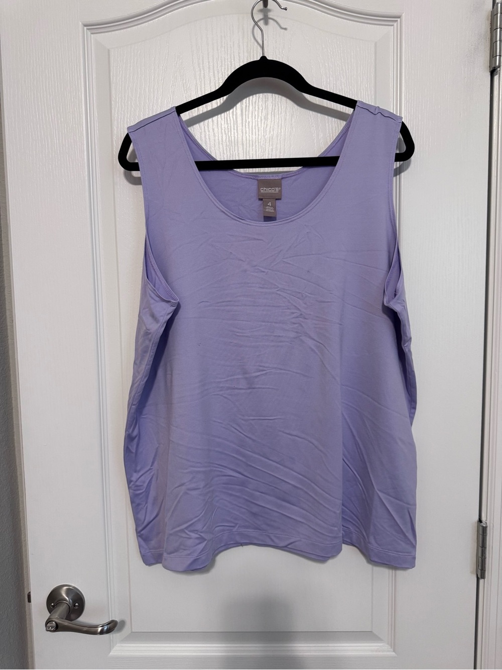 Chico's Lilac Scoop Neck Tank Top